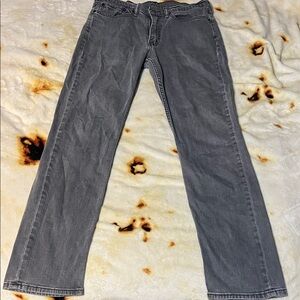 Levi's Men's Charcoal Straight Jeans